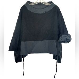 Nuovo Borgo Ladies Sweater Black 46 large Oversized Minimalist Capsule Lagonlook